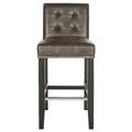 Safavieh Thompson Counter Stool- Antique Brown - 34.4 x 20.1 x 16.7 in. MCR4511F